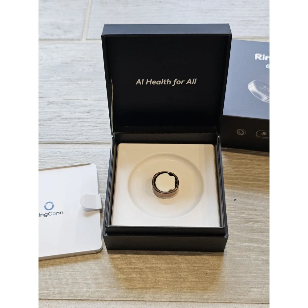 RingConn Gen 2 Air Smart Ring RCA-02 Dune Gold Size 9 Fitness Tracker New